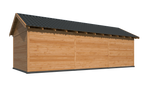 Hamar XL, Type 8 Douglas Gedroogd Potdekselplank blank