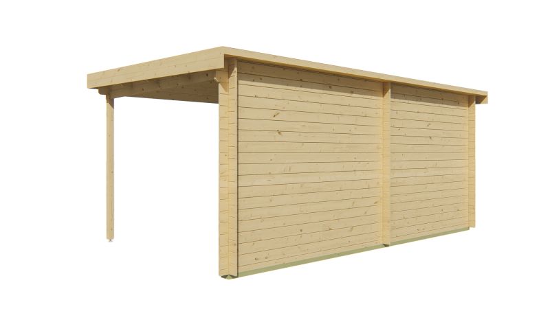 Blokhut - Tuinhuis Eirunn | 28 mm | onbehandeld