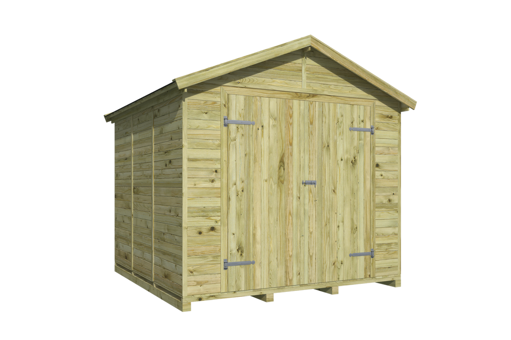 Tuinhuis Hugo grenen groen geïmpregneerd