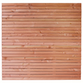 Rhombusscherm Nador, Red Class Wood geïmpregneerd vuren, RVS-geschroefd, enkelzijdig bekleed, 30-planks (26+4) 180 x 180 cm
