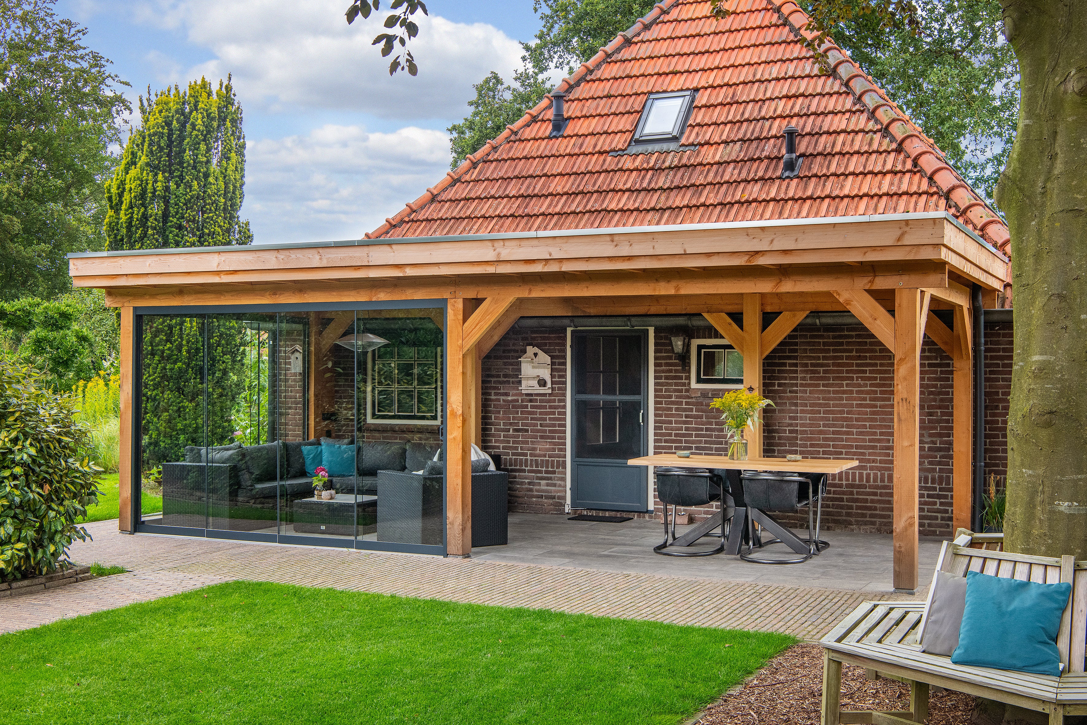 Glazen schuifwandset Hemmes compleet