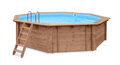 Luxe houten zwembad Kokomo Beach 560 x 517 x 129 cm