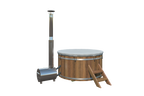 Hottub met externe RVS kachel Ø180 cm Thermowood