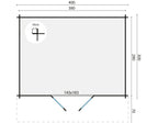 Blokhut - Tuinhuis Murcia | 34 mm | vuren Red Class Wood geïmpregneerd