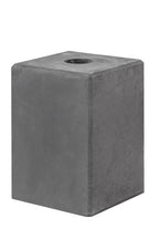 Betonsokkel Antraciet 14,0 x 14,0 x 20,0 cm Gat Ø40 mm