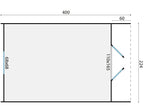 Camping POD 400 | 28 mm | vuren onbehandeld