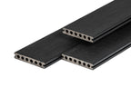 PuraShield composiet vlonderplank 2,3 x 13,8 x 400 cm, ebony black, semi-massief, fijne houtnerf, clip systeem