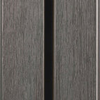 PuraTech 55 composiet dubbel profiel 3,3 x 17,0 x 290 cm, dark grey, fijne houtnerf