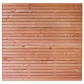 Rhombusscherm Nador, Red Class Wood geïmpregneerd vuren, RVS-geschroefd, enkelzijdig bekleed, 30-planks (26+4) 180 x 180 cm