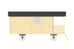 Circuswagen Johnny | 19mm | vuren onbehandeld | 600 x 240 cm | excl. onderstel