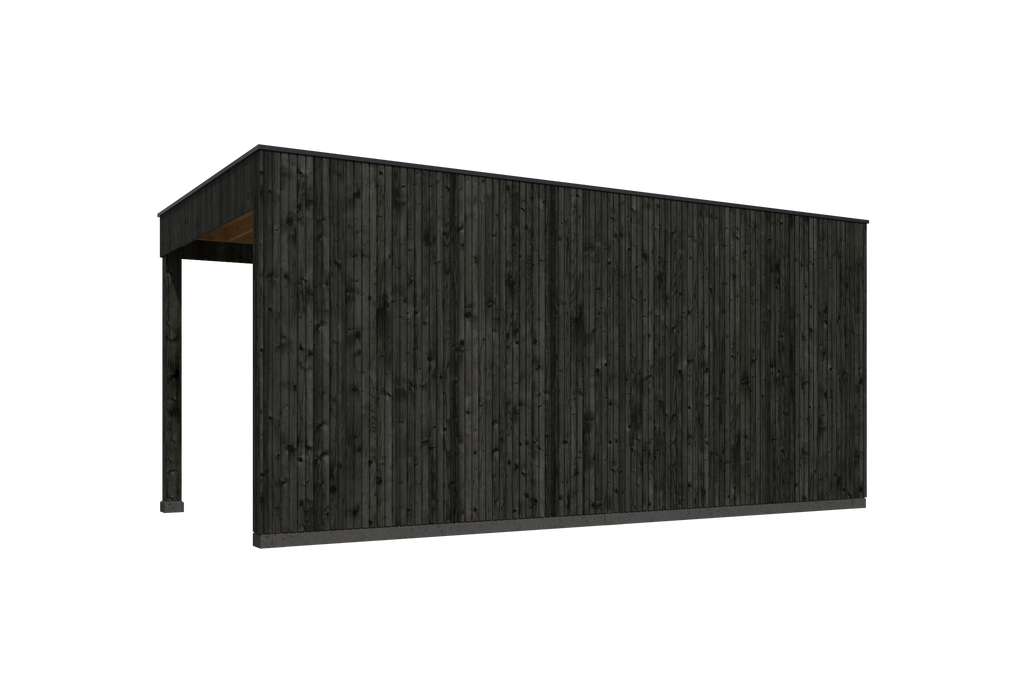 KubeLine + luifel 280 x 590 cm, zwart