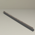 Tochtborstel enkel L=265 cm antraciet