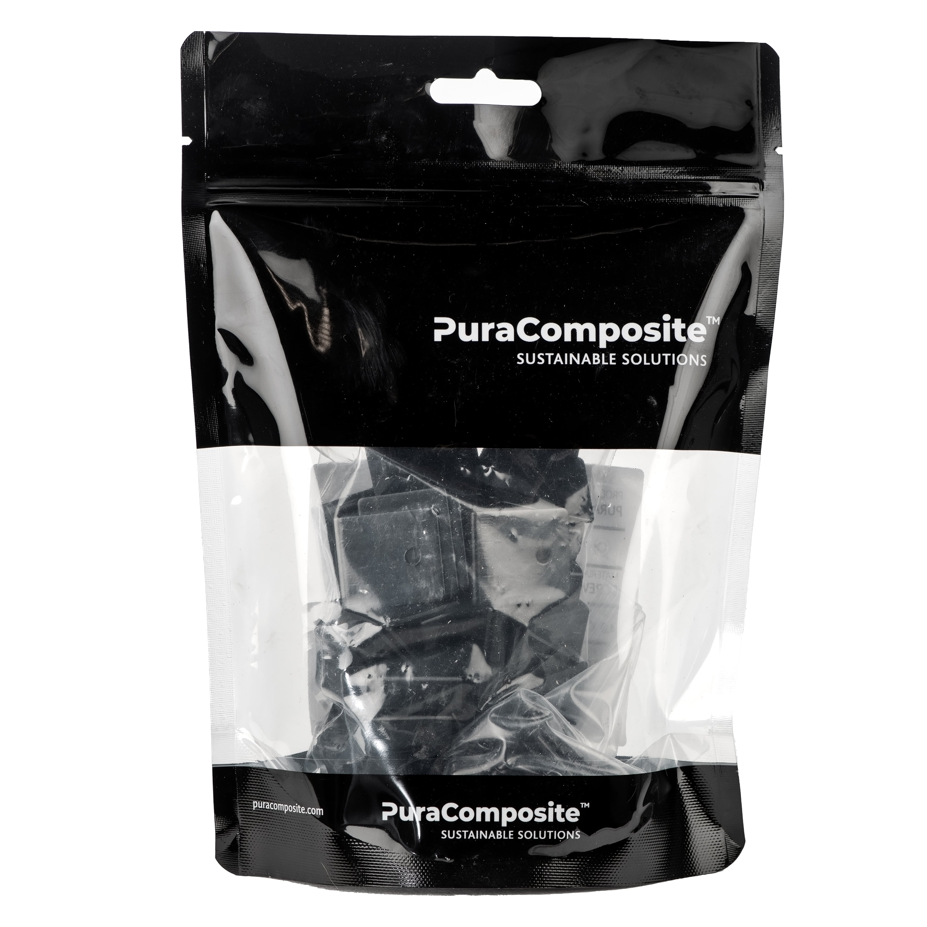 PuraFix vlonderplank beginclip RVS zwart voor blinde bevestiging - set 50 stuks