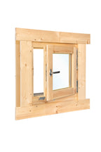 Draai- /kiepraam enkel L5.1 vuren 62,5 x 62,5 cm