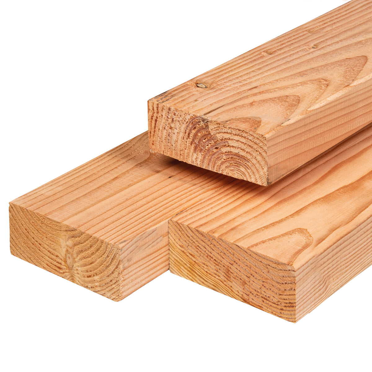 Douglas ligger 6,5 x 14,0 x 300 cm, gedroogd, geschaafd, 4 ronde hoeken