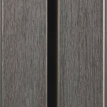 PuraTech 55 composiet dubbel profiel 3,3 x 17,0 x 390 cm, dark grey, fijne houtnerf