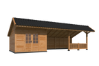 Bergen XL, Type 8 Douglas Gedroogd Potdekselplank blank