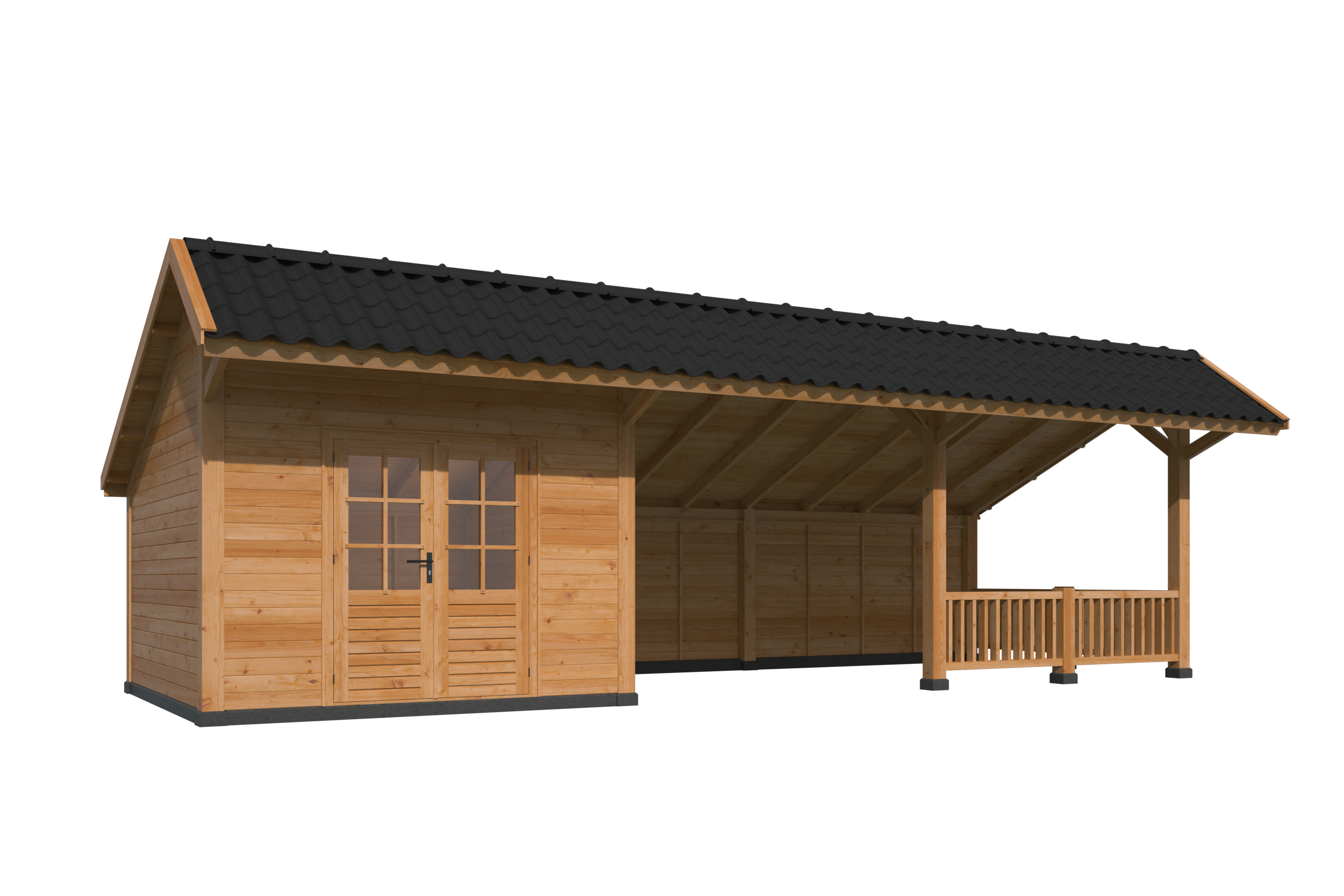 Bergen XL, Type 8 Douglas Gedroogd Potdekselplank blank