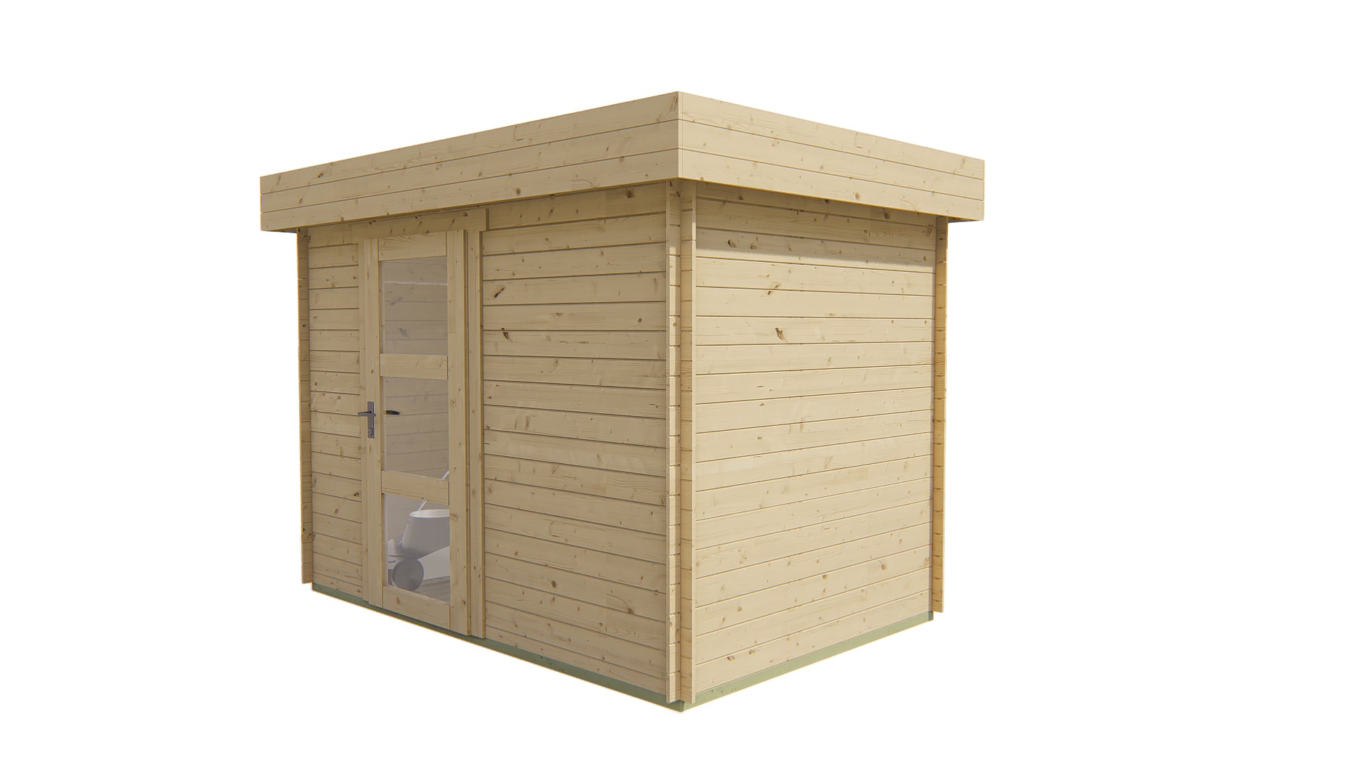 Blokhut - Tuinhuis Novalie 2.0 | 19 mm | vuren honinggeel geïmpregneerd