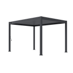 Tuindeco Advance line vrijstaande aluminium overkapping 300 x 400 x 255 cm antraciet