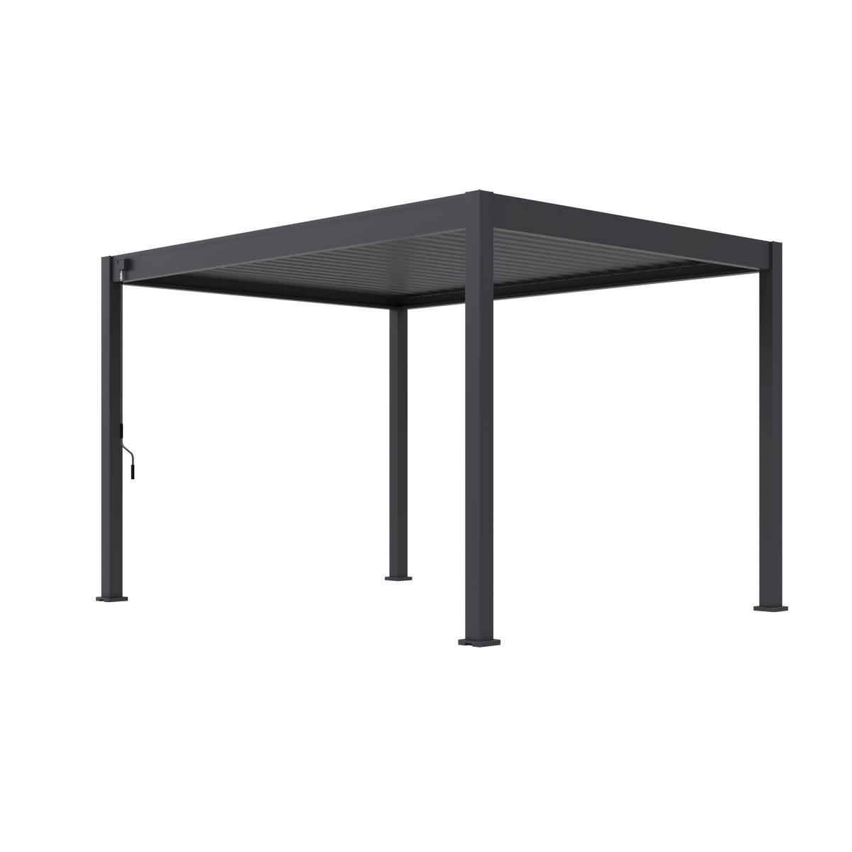 Tuindeco Advance line vrijstaande aluminium overkapping 300 x 400 x 255 cm antraciet