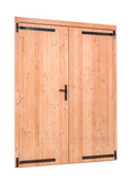 Red Class Wood dubbele dichte deur Dubbele deur B1850 x H2050 mm buitenmaat