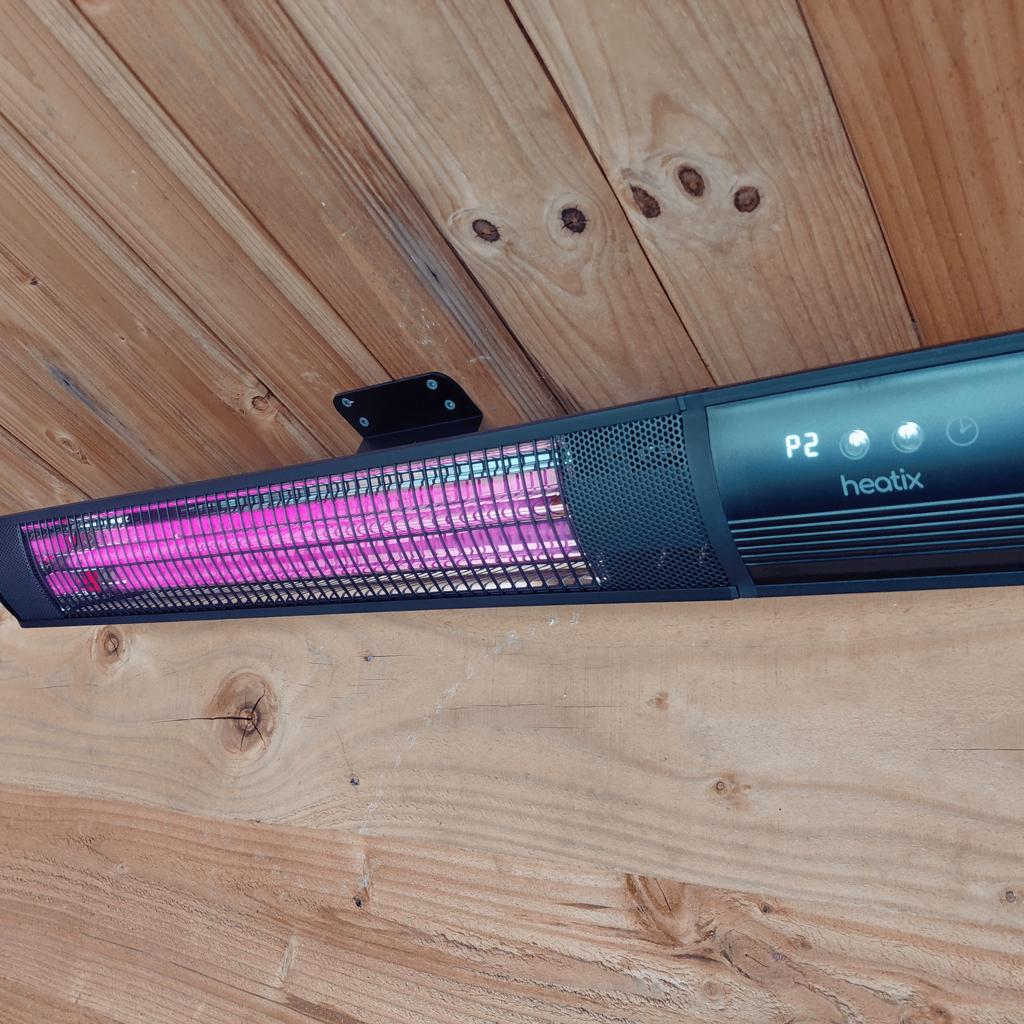 Carbon Rose Gold Heater 2500W – Wandmodel Terrasverwarmer