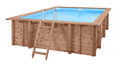 Luxe houten zwembad Playa Lagun 600 x 419 x 131 cm
