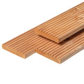 Douglas vlonderplank 2,8 x 14,5 x 400 cm, gedroogd, geschaafd, 1 zijde 9 groeven
