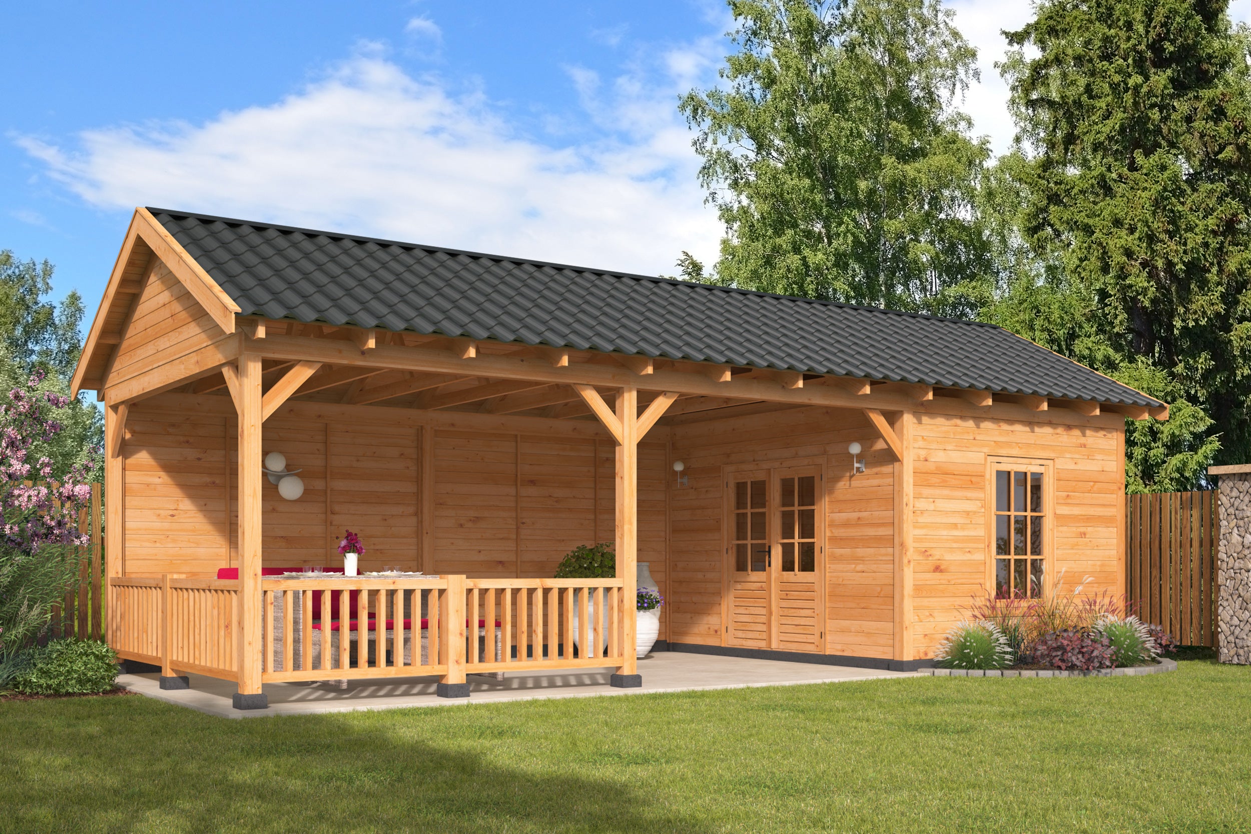 Hamar XL, Type 7 Douglas Gedroogd Potdekselplank blank
