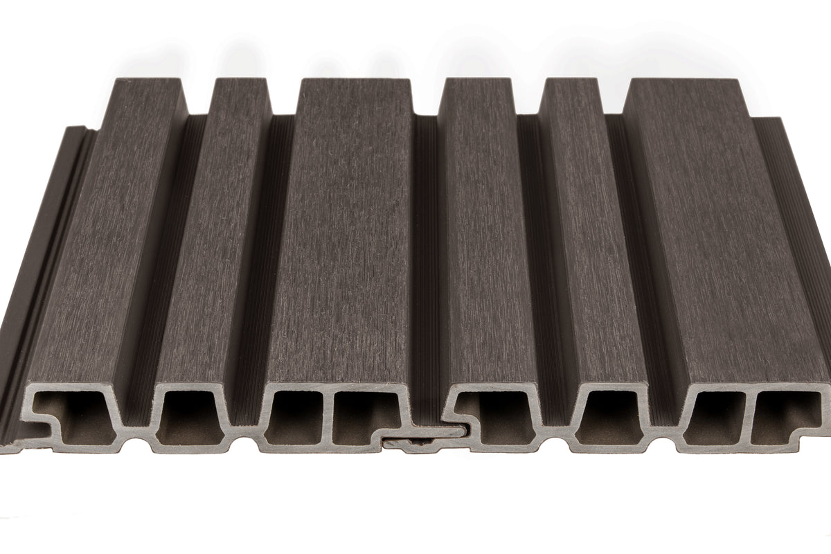 PuraTech 195 Composiet gevelbekleding Dark Grey 3,3 x 19,5 x 290 cm