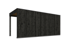 KubeLine + luifel 280 x 687 cm, zwart