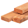 Red Class Wood ME vuren ligger 6,5 x 17,5 x 400 cm, gedroogd, geïmpregneerd, geschaafd, 4 ronde hoeken