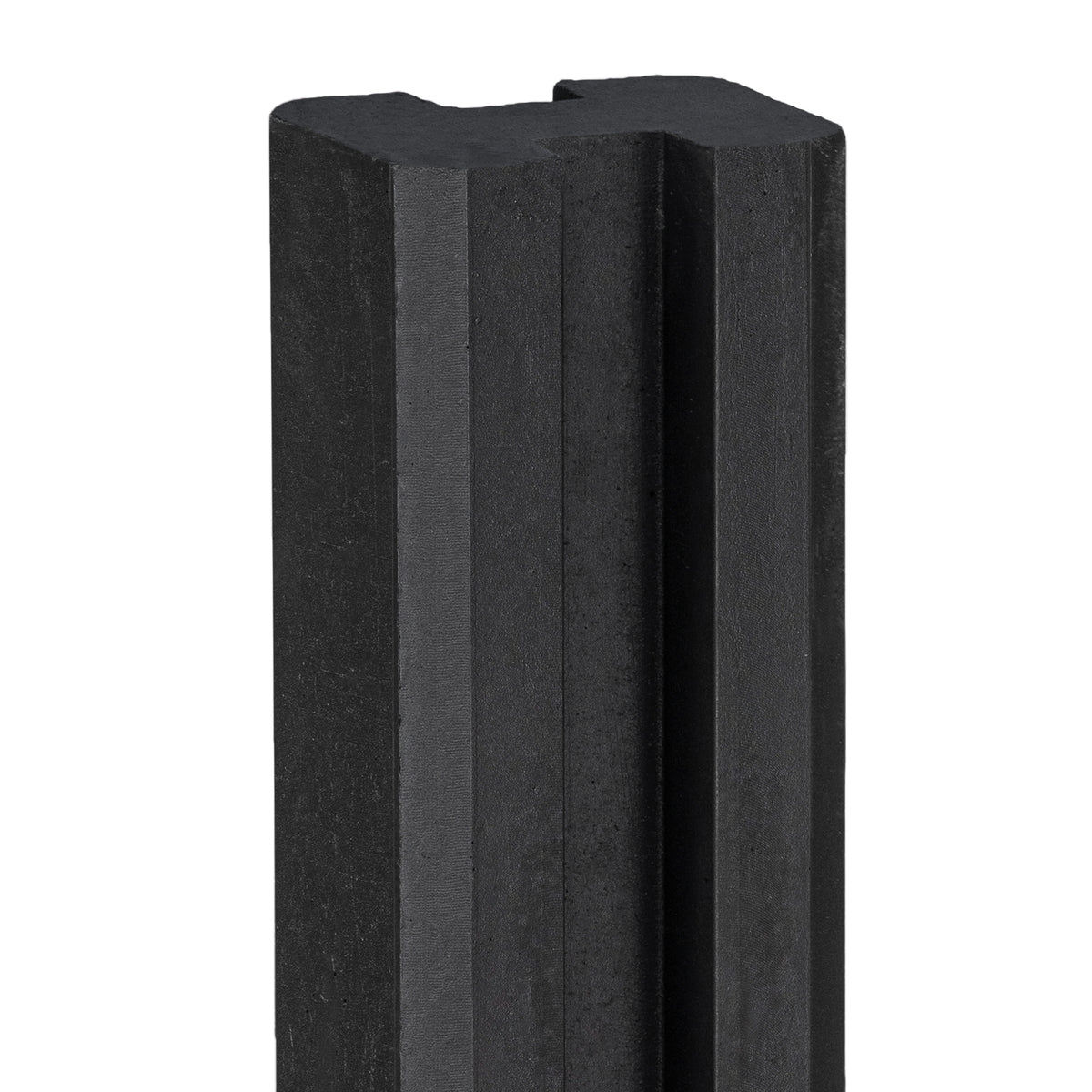 Berton-E-sleufpaal Vecht antraciet gecoat 10 x 10 x 190 cm tussenmodel