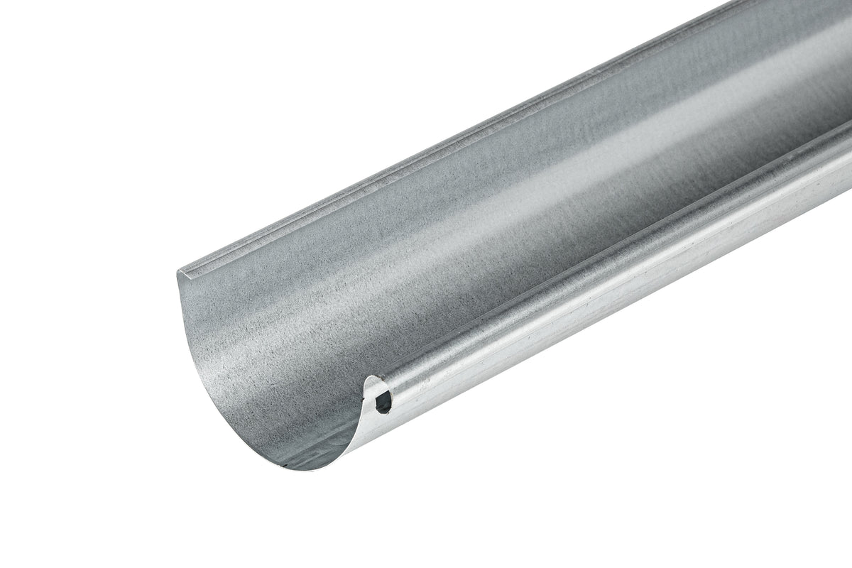 Dakgootset compleet vuurverzinkt - 125 mm - 2 zijden 400 cm