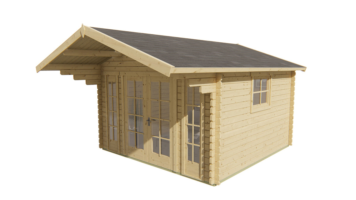 Blokhut - Tuinhuis Sören | 44 mm | vuren Red Class Wood geïmpregneerd