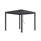 Tuindeco Advance line vrijstaande aluminium overkapping 300 x 300 x 255 cm antraciet