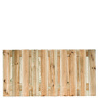 Tuinscherm Enschede, groen geïmpregneerd grenen, RVS-geschroefd, 21-planks (19+2) 180 x 90 cm