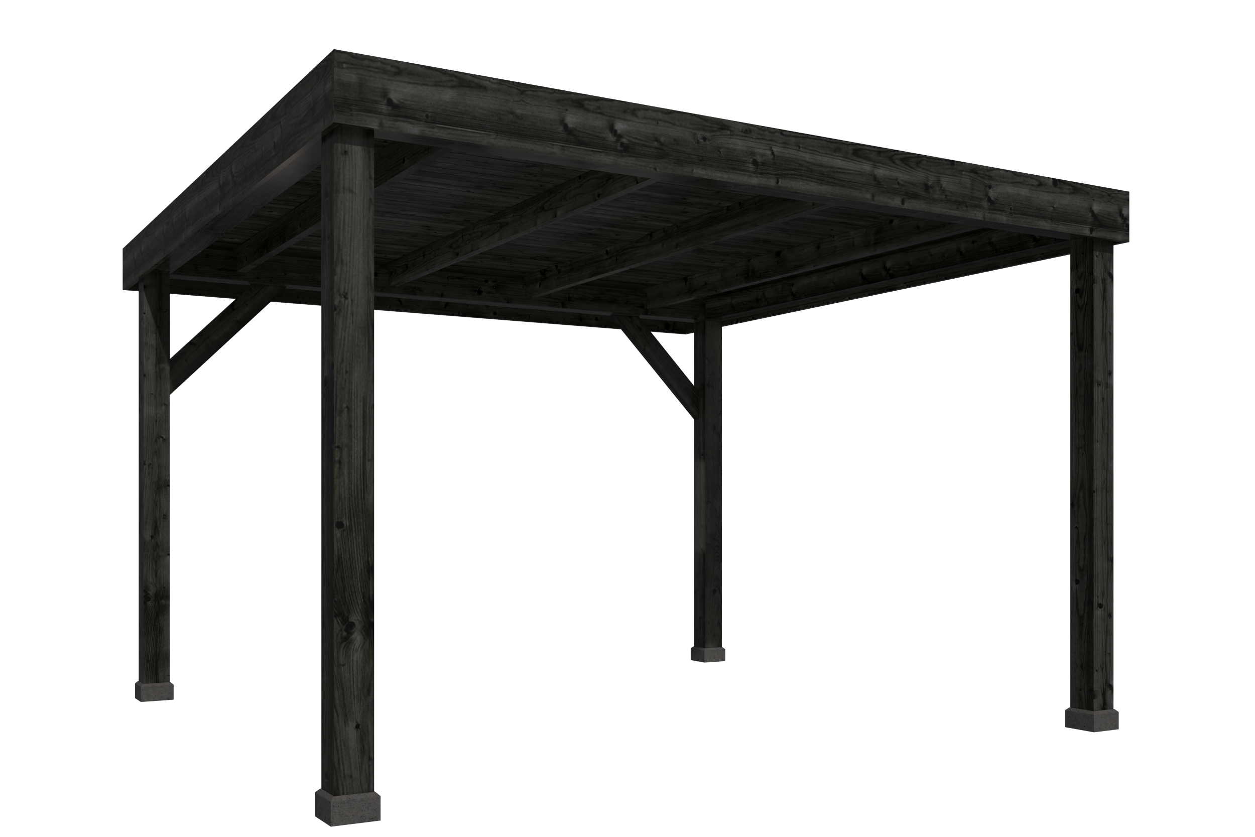 DHZ Rijssen Douglas 900 x 400 cm zwart geïmpregneerd