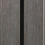 PuraTech 55 composiet dubbel profiel 3,3 x 17,0 x 290 cm, dark grey, fijne houtnerf