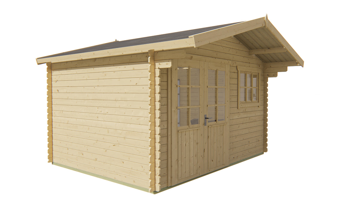 Blokhut - Tuinhuis Ingmar | 28 mm | vuren Red Class Wood geïmpregneerd