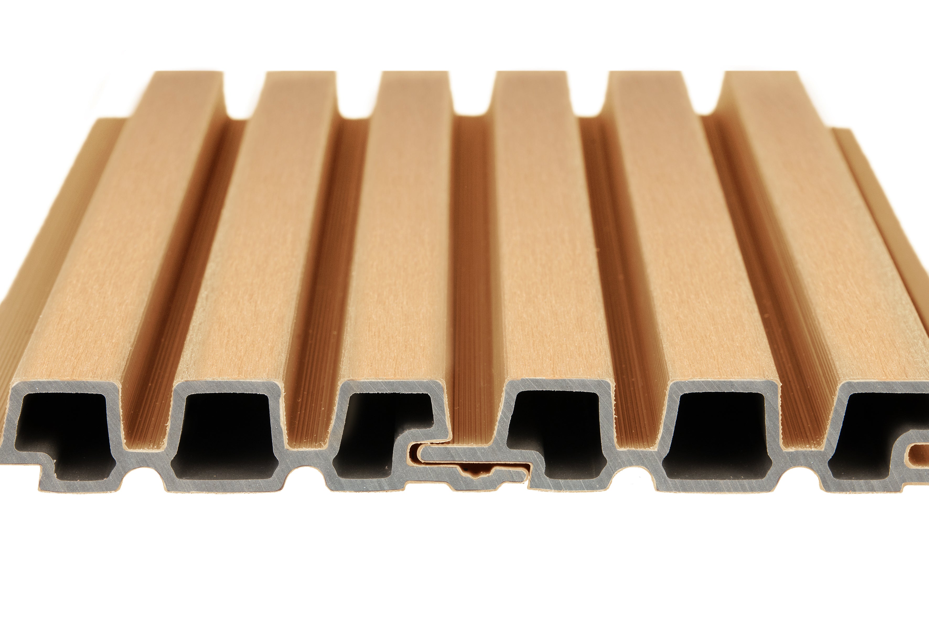 PuraTech 30 composiet triple profiel 3,3 x 17,0 x 390 cm, cedar, fijne houtnerf