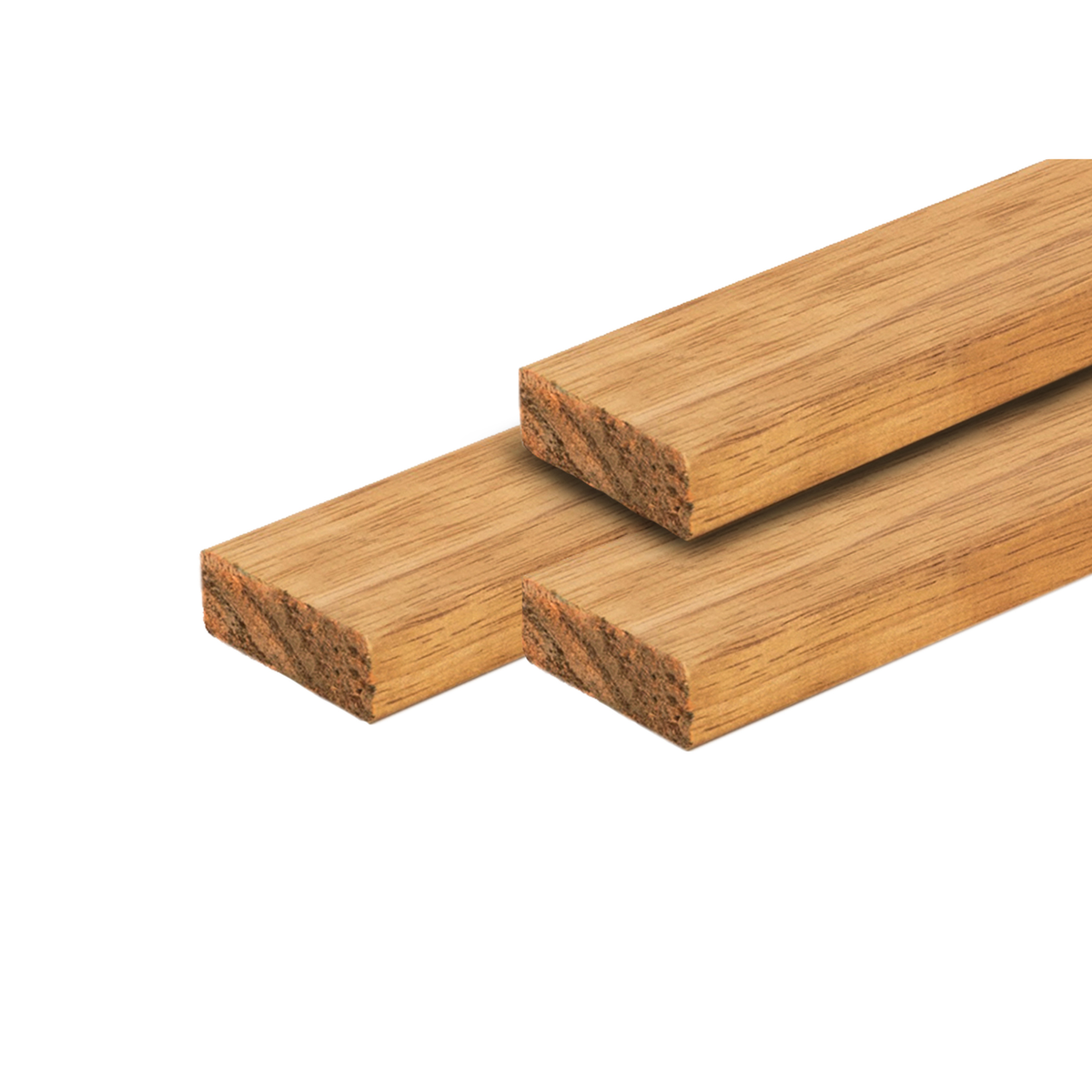Fraké hardhout rhombus profiel 1,8 x 6,8 x 365 cm thermisch gemodificeerd, geschaafd