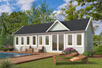 Blokhut - Tuinhuis Big Lauren | 70 mm | vuren onbehandeld