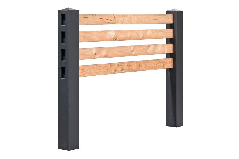 Berton©-plantsoen paal Dommel gecoat 12,0 x 12,0 x 100 cm
