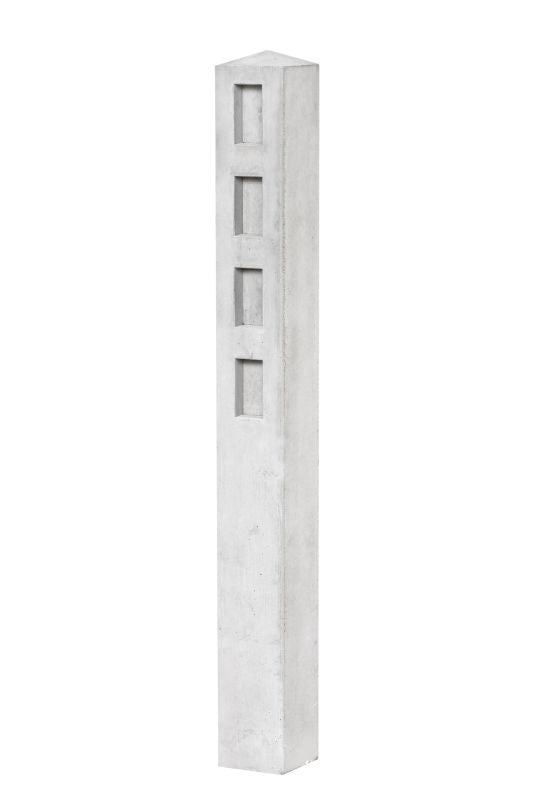 Berton©-plantsoen paal Dommel wit 12,0 x 12,0 x 100 cm