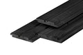 Douglas dubbel profiel 1,9 x 13,0 x 300 cm, gedroogd, zwart gespoten