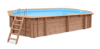 Luxe houten zwembad Playa Porto Marie 727 x 396 x 138 cm