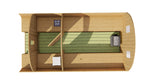Saunabarrel | Ø205 x 400 cm | 42 mm | Thermowood