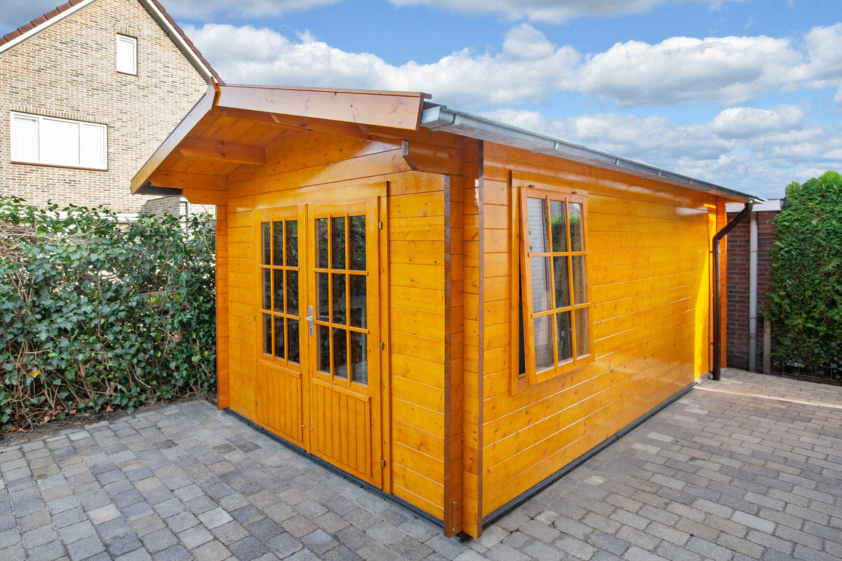 Blokhut - Tuinhuis Julia | 40 mm | vuren Red Class Wood geïmpregneerd